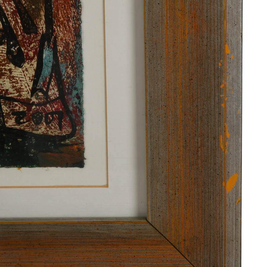 Framed "Marina Flix" Oil on Paper Signed by Alexander Gore-3