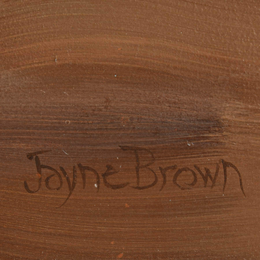 Signed Jayne Brown Chicken Oil on Masonite-3