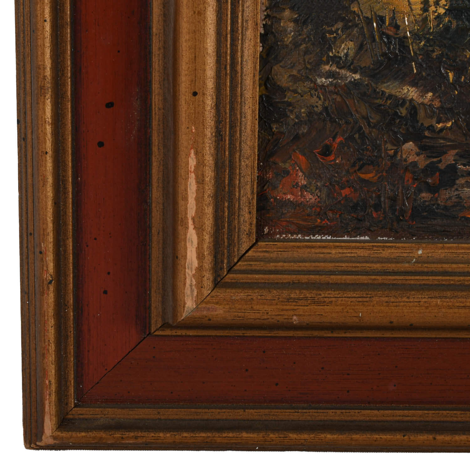 Framed Bayou at Sunset Oil on Canvas Signed by John A. Barry-7