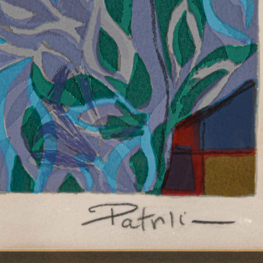 Framed Signed Patricia Govezensky Café Scene Artist's Proof-6