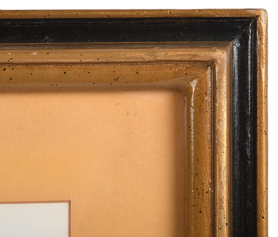 Framed Signed Still Life with Hanging Light Oil on Paper-3