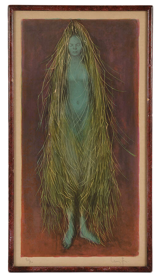 Framed Signed Leonor Fini "Ceres" Limited-Edition 90/90 Lithograph-1