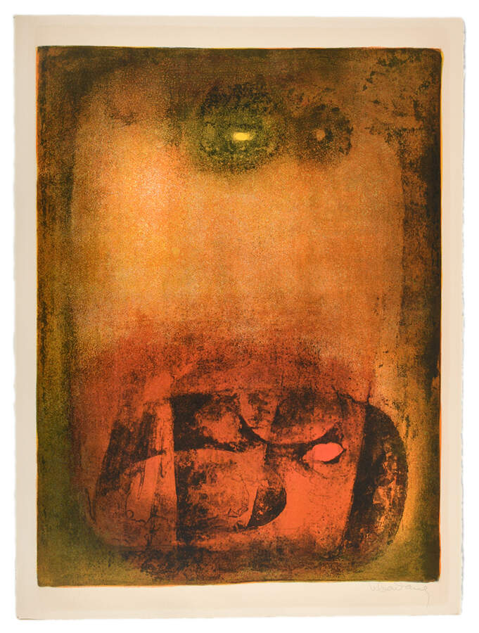 Portfolio of Ten Lithographs "Nature Prays Without Words" Signed Lebadang-14