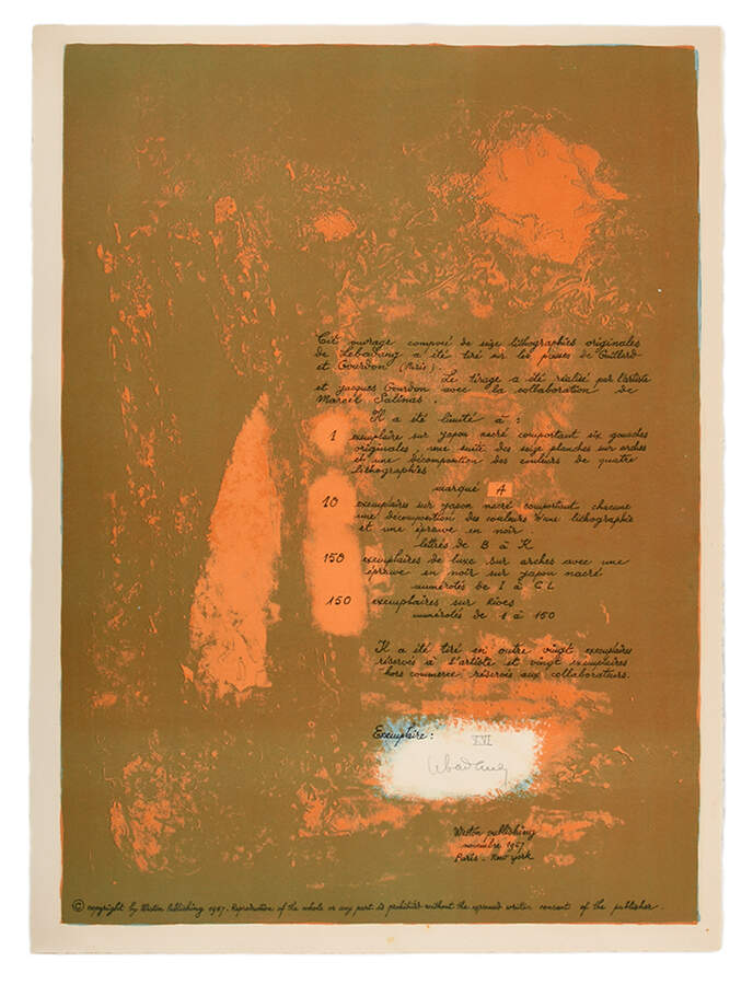 Portfolio of Ten Lithographs "Nature Prays Without Words" Signed Lebadang-3