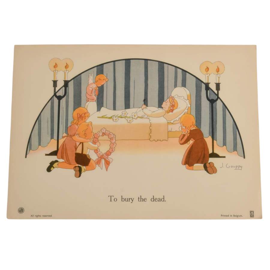 "The Seven Corporal Works of Mercy" Prints by J. Gouppy-5
