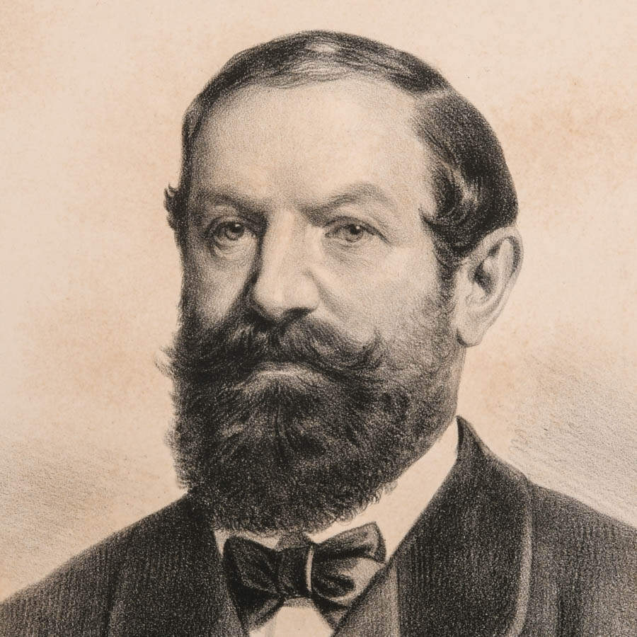 Portrait of Eduard Fischer, Austrian Bolzano-Merano Railway Director-3