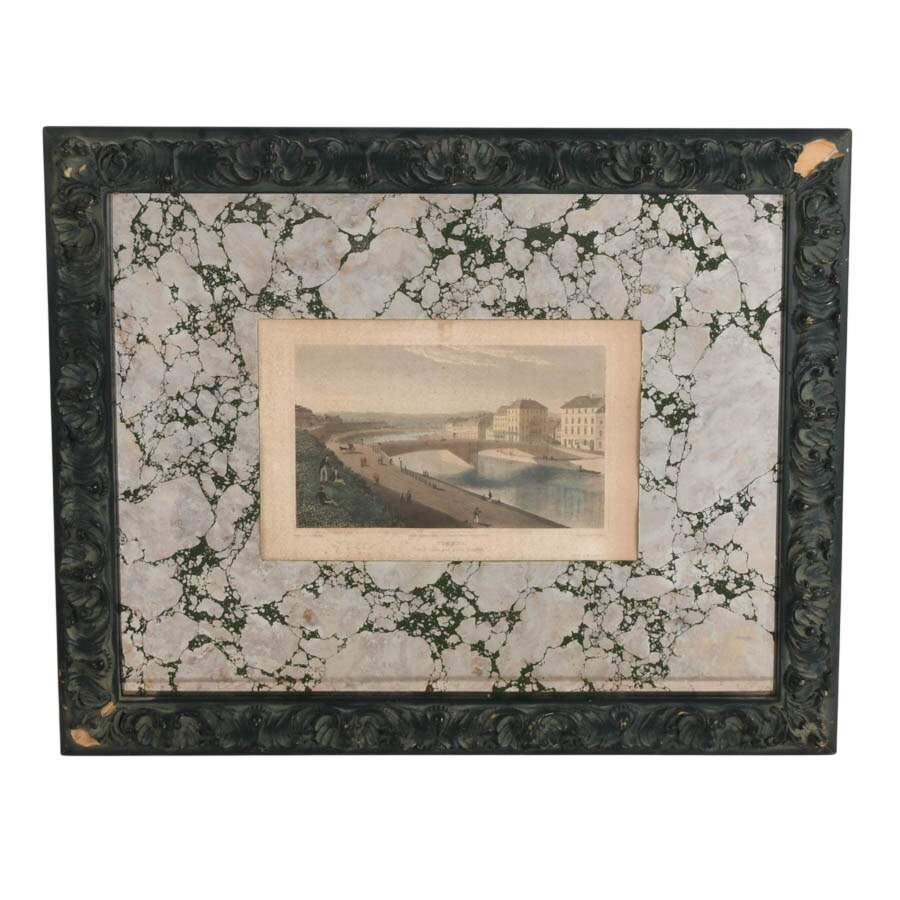 Antique Pair of Austrian Cityscape Engravings by Samuel Lacy-5