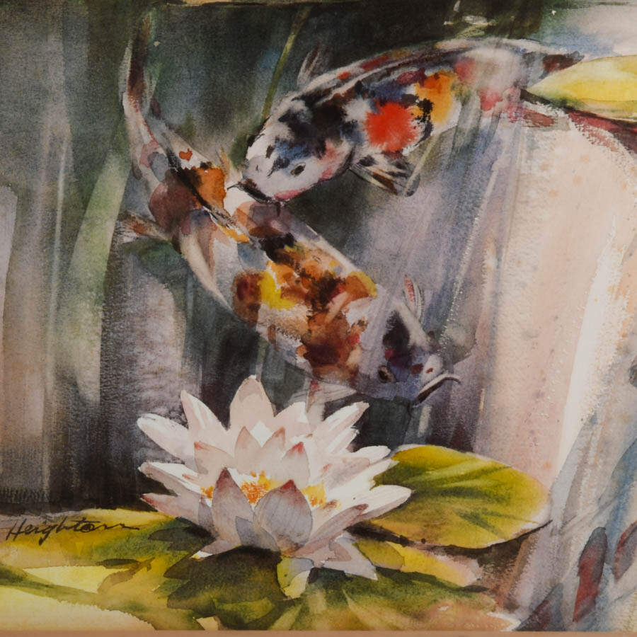 Framed "A Shimmer of Light II" Lithograph on Paper by Brent Heighton-2