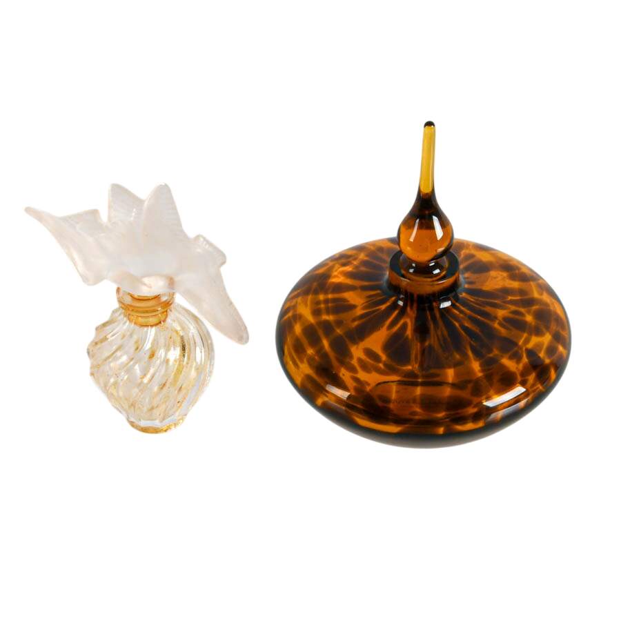 Pair of Glass Perfume Bottles-2