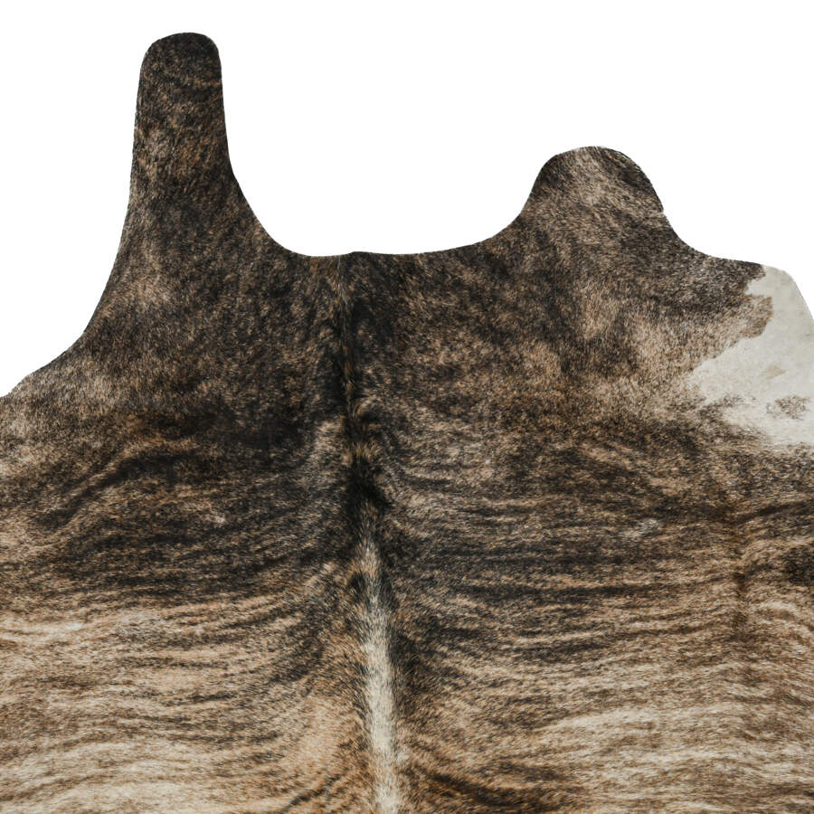 Natural Exotic Speckled Cowhide Rug in Warm Brown and Cream-2