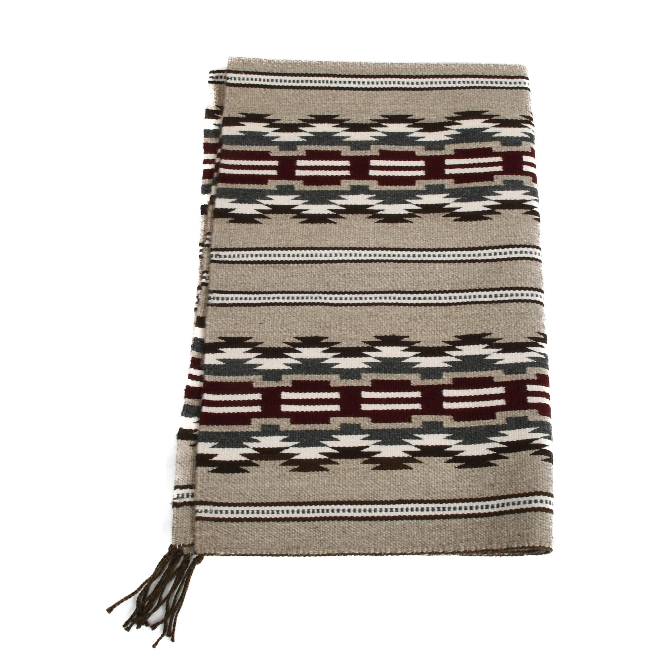 New Mexican Hand-Woven Navajo Wool Rug-4