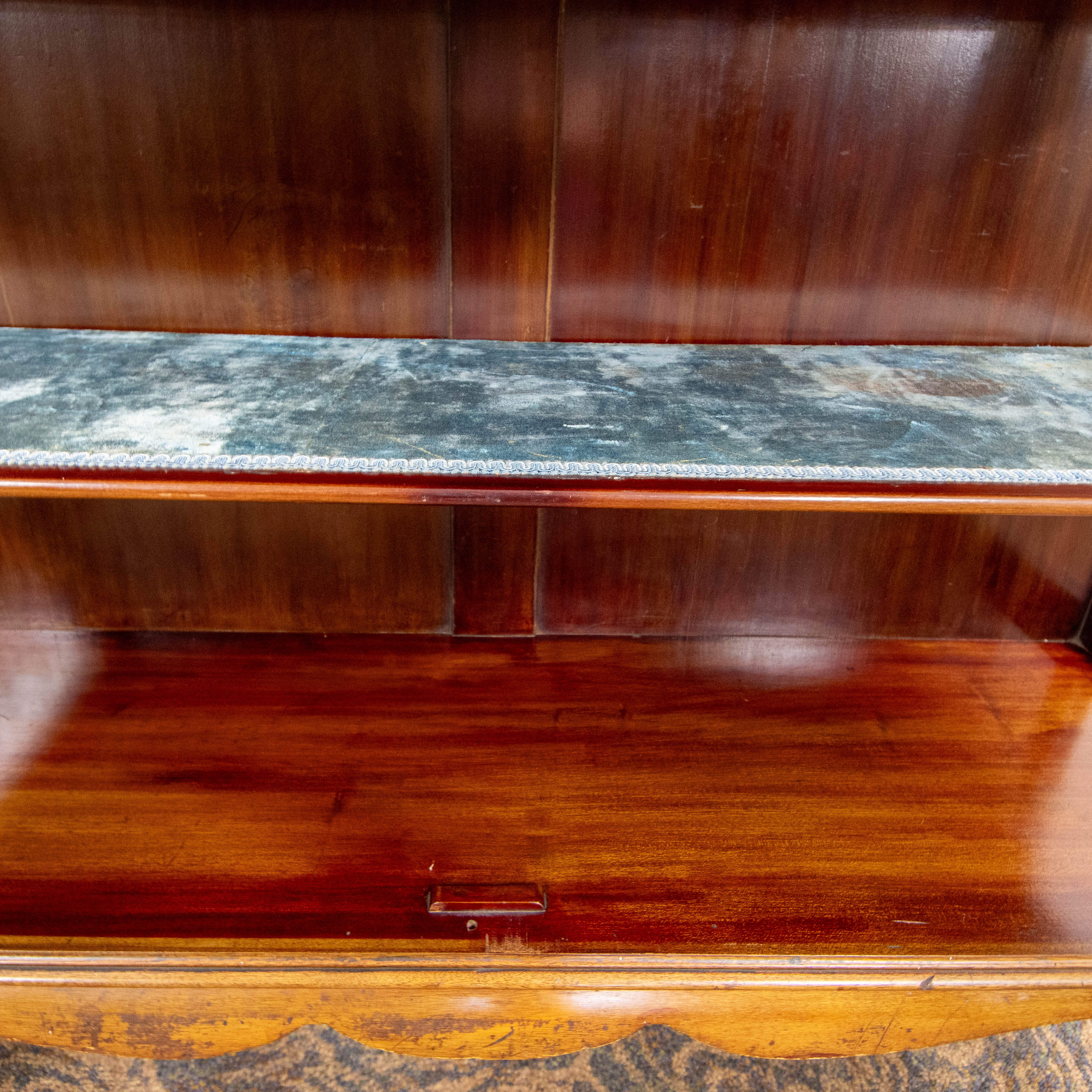 Art Nouveau Inlaid Display Cabinet-5