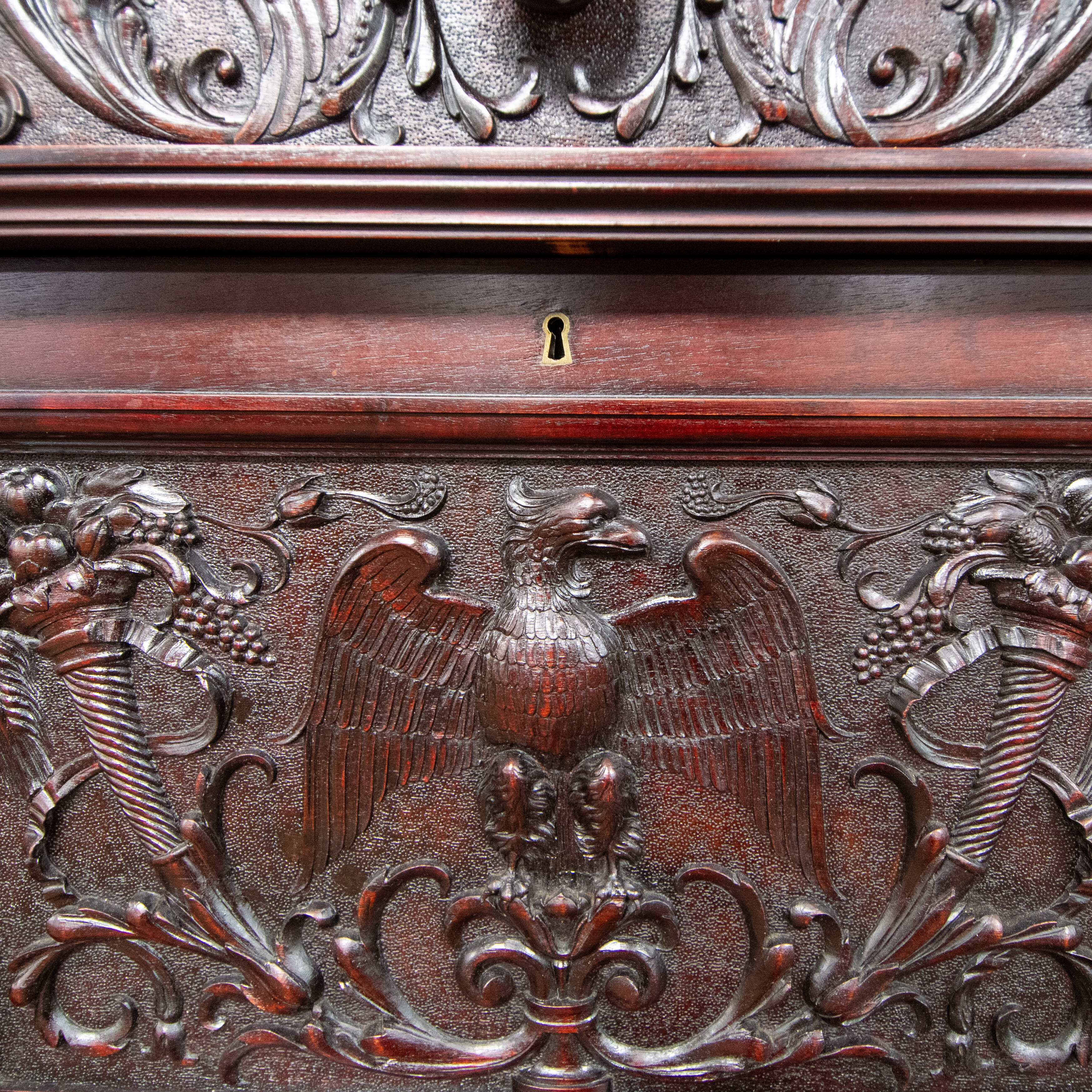 Antique Daghia Wood Display Cabinet-7