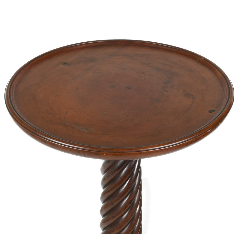 Chippendale Style Mahogany Torchére Plant Stand-10
