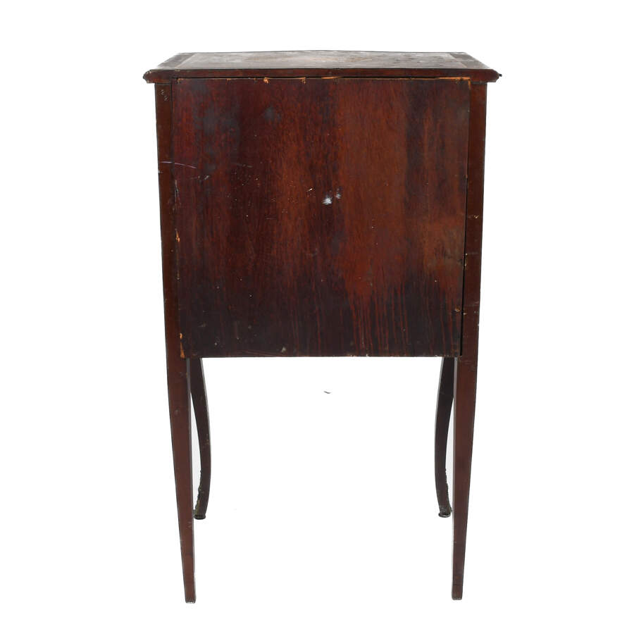 Antique 19th-Century Hand-Painted and Ormolu Cabinet-4