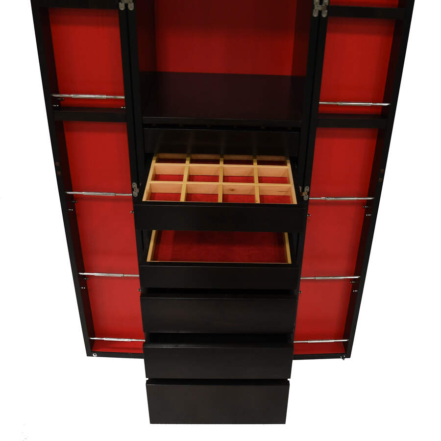 Philipp Selva Solitaire Wardrobe Cabinet Decorated with Swarovski Crystals-2