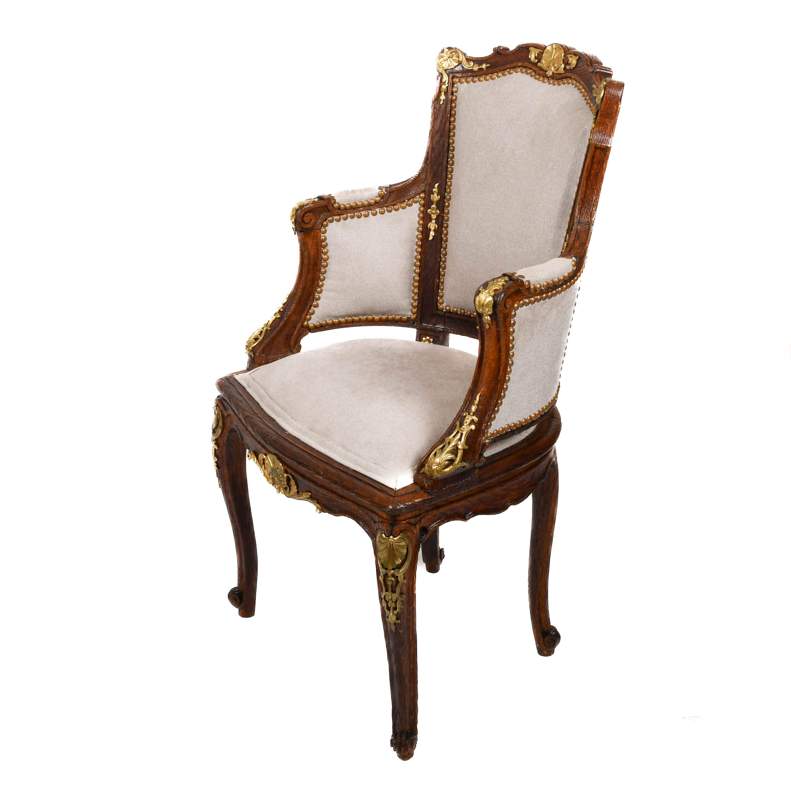 Antique French Louis XVI Parlor Chair-3