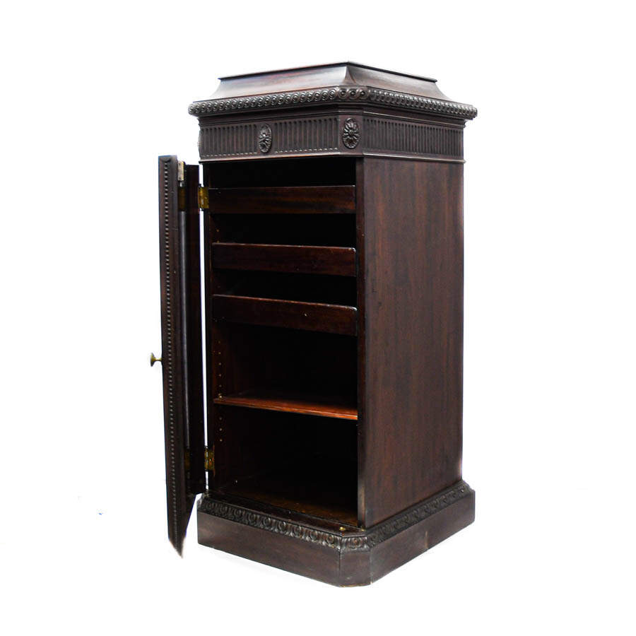 19th Century Renaissance Revival Music Sheet Cabinet-4