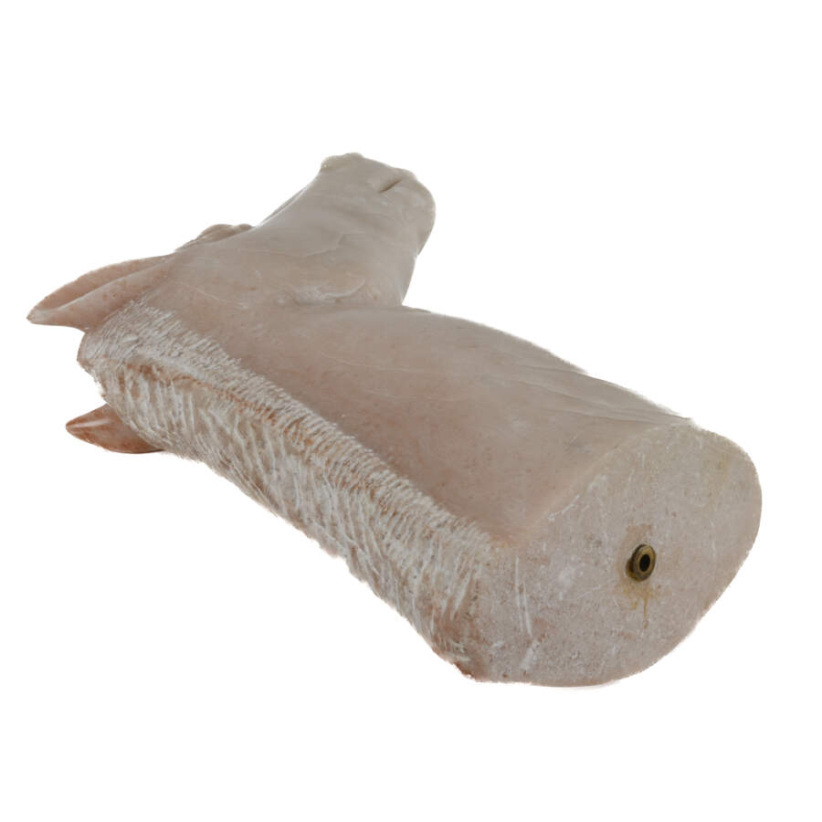 Pink Marble Carved Horse Head Bust-7