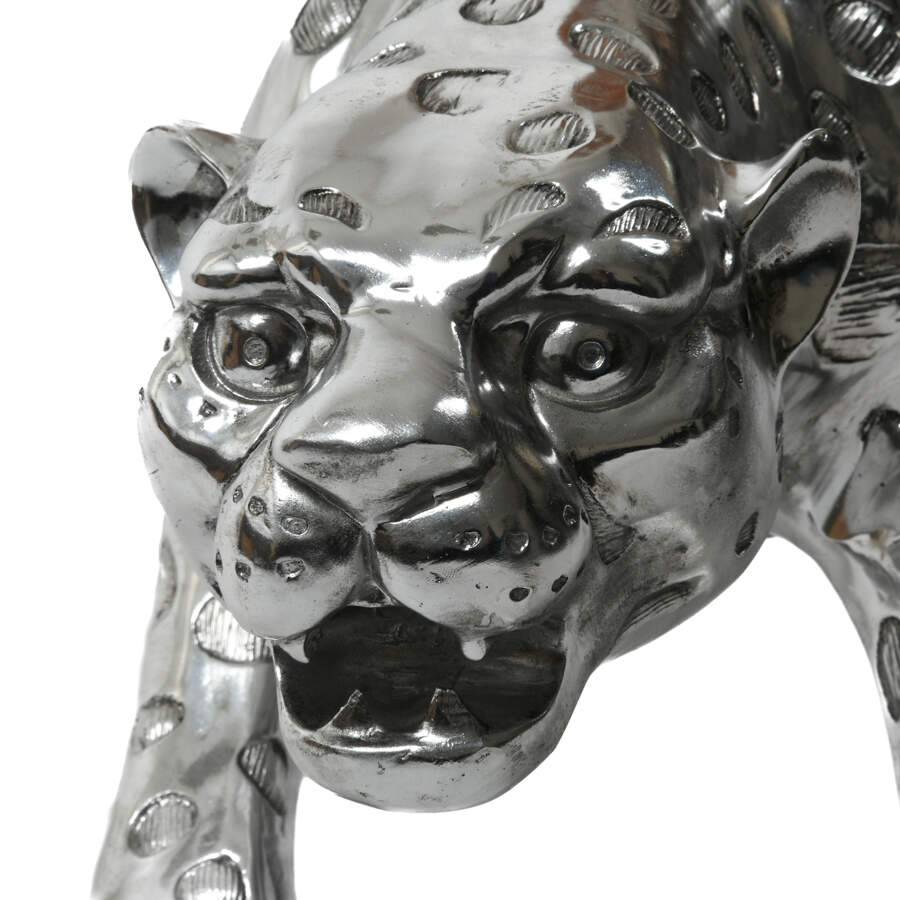 Large Acrylic Silvered Cheetah-9