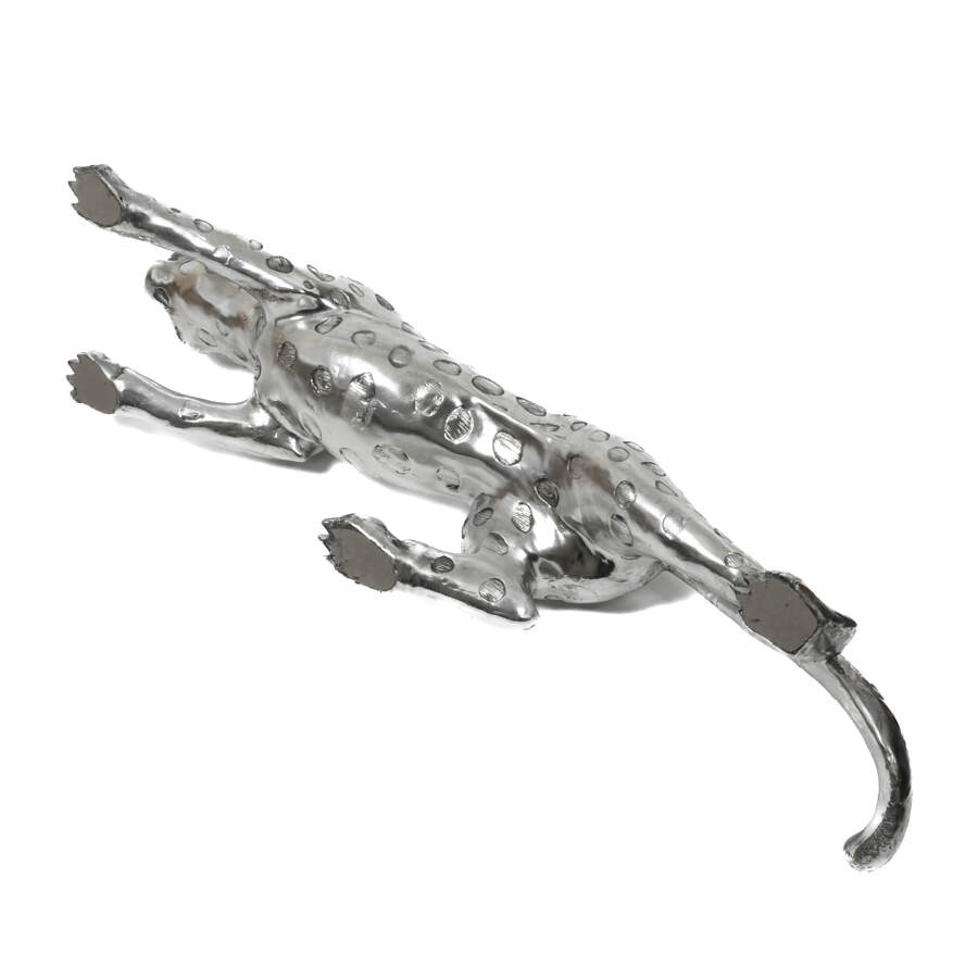 Large Acrylic Silvered Cheetah-8