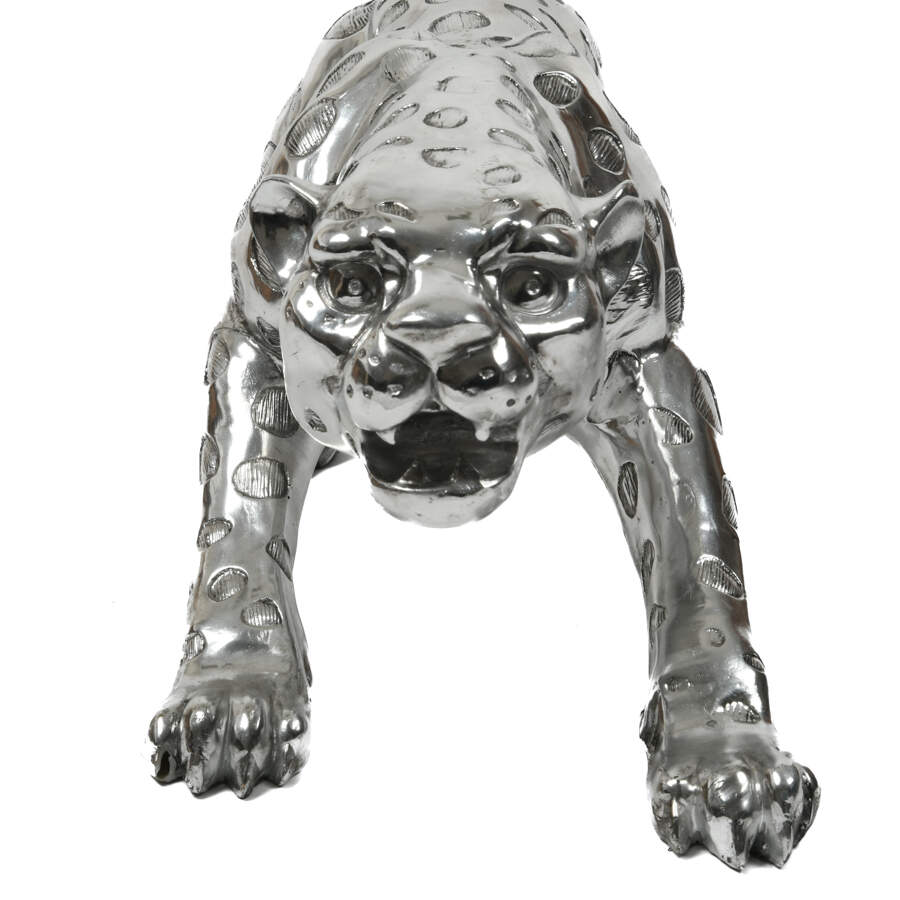 Large Acrylic Silvered Cheetah-7