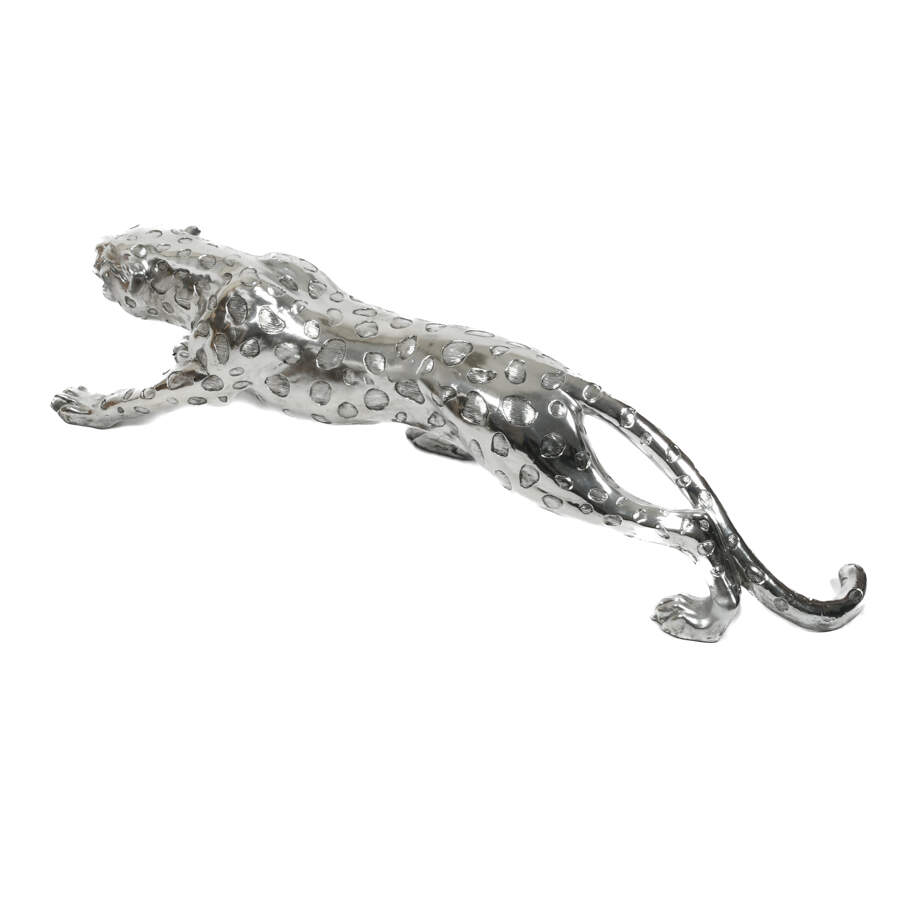 Large Acrylic Silvered Cheetah-6