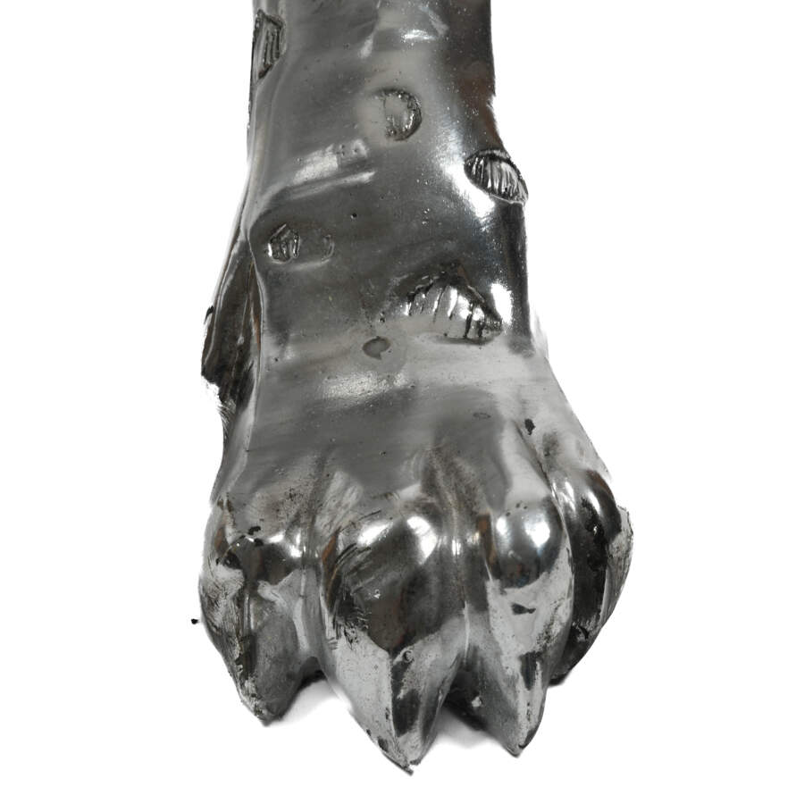 Large Acrylic Silvered Cheetah-3