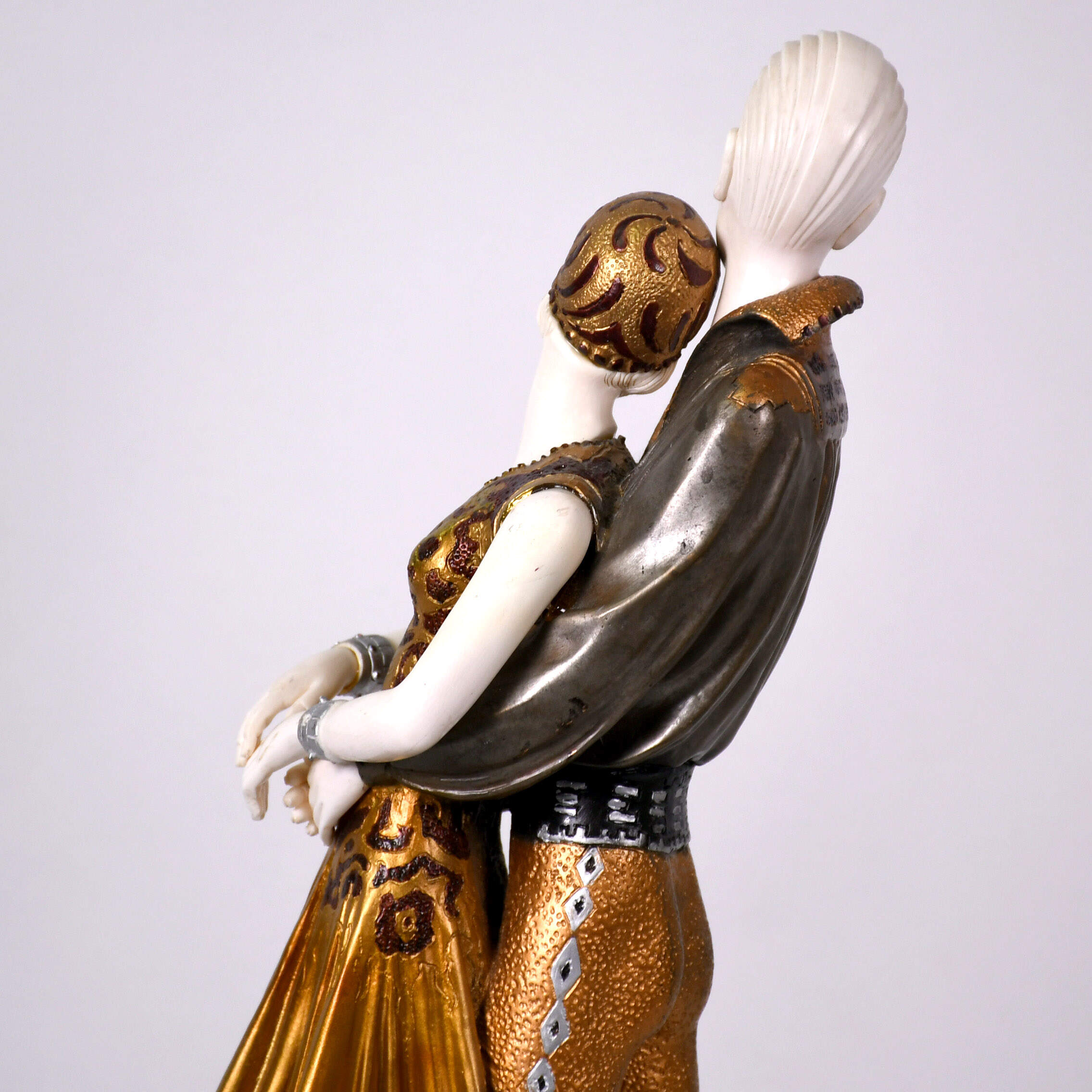 Dancing Couple on Marble Base-11