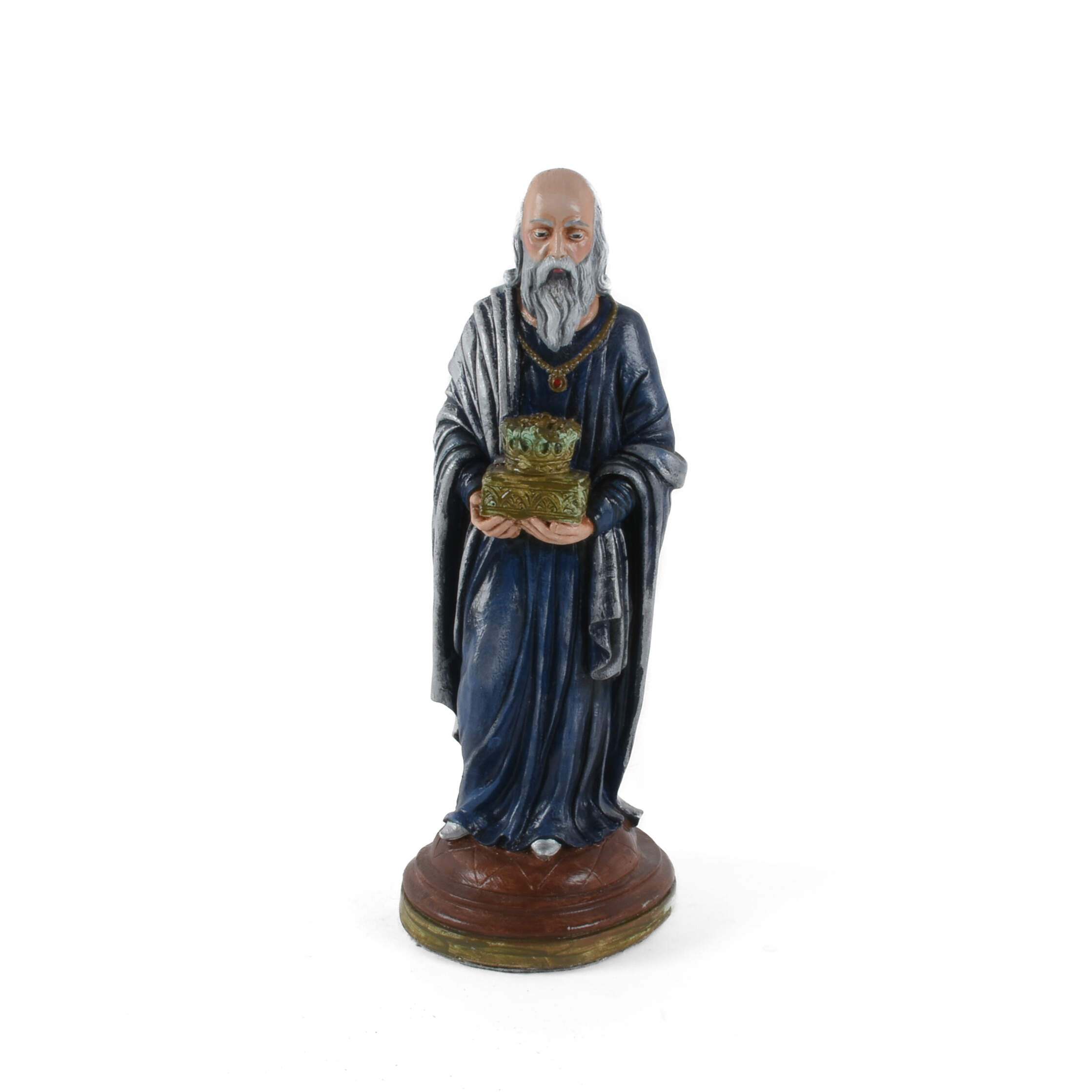 Bianchi G. Ruggeri Painted Nativity Caspar Magi Figure-1
