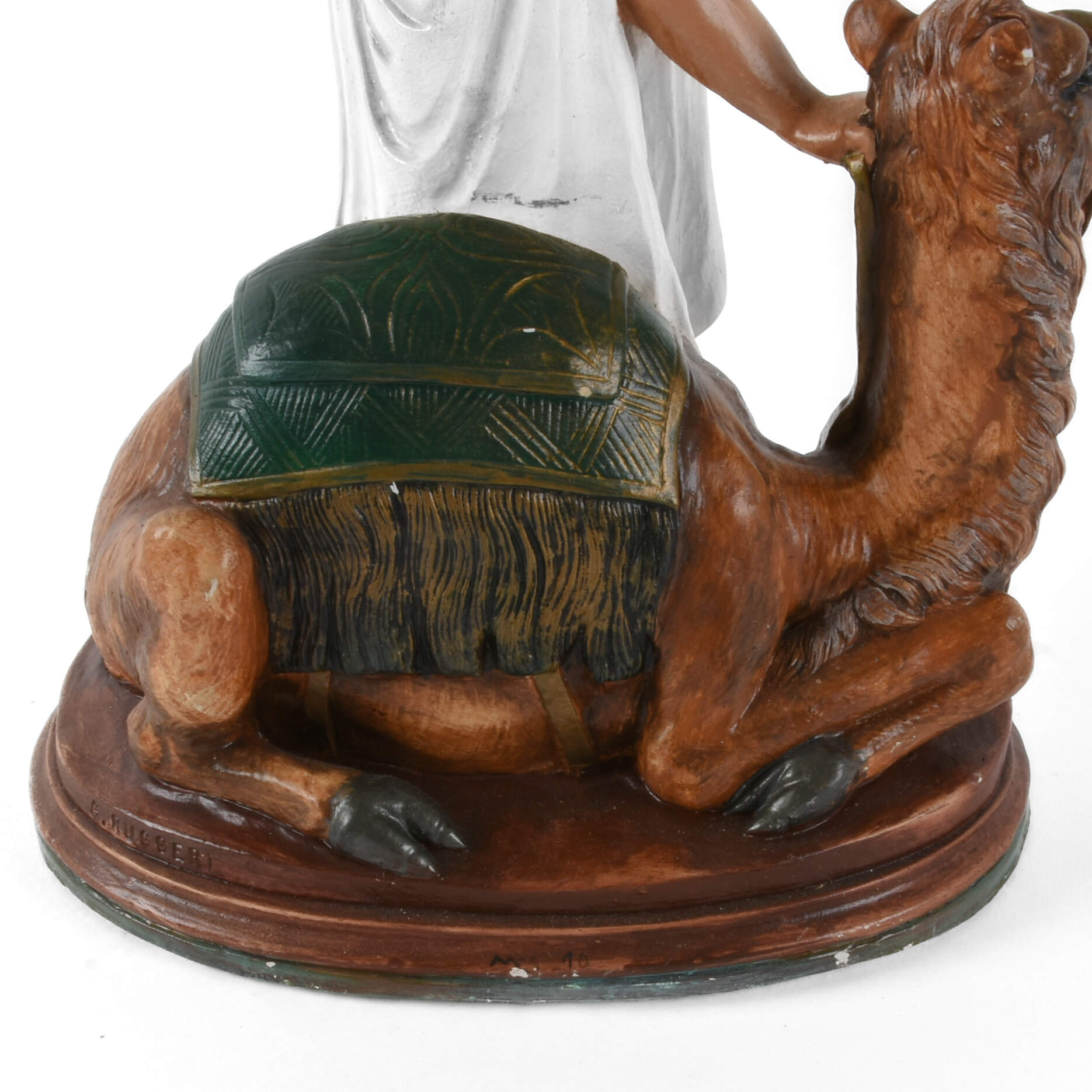 Bianchi G. Ruggeri Painted Nativity Balthasar Magi Figure-8