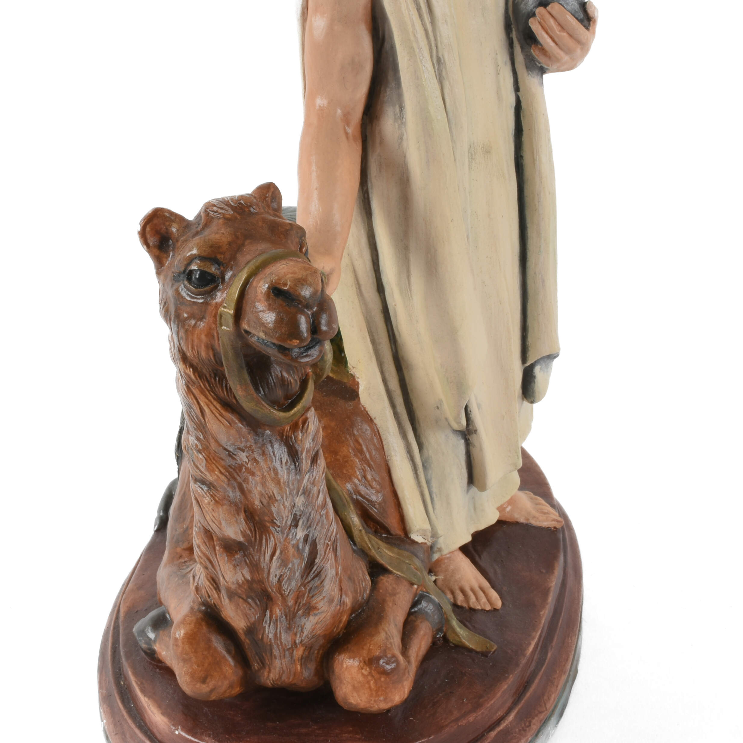 Bianchi G. Ruggeri Painted Nativity Balthasar Magi Figure-6
