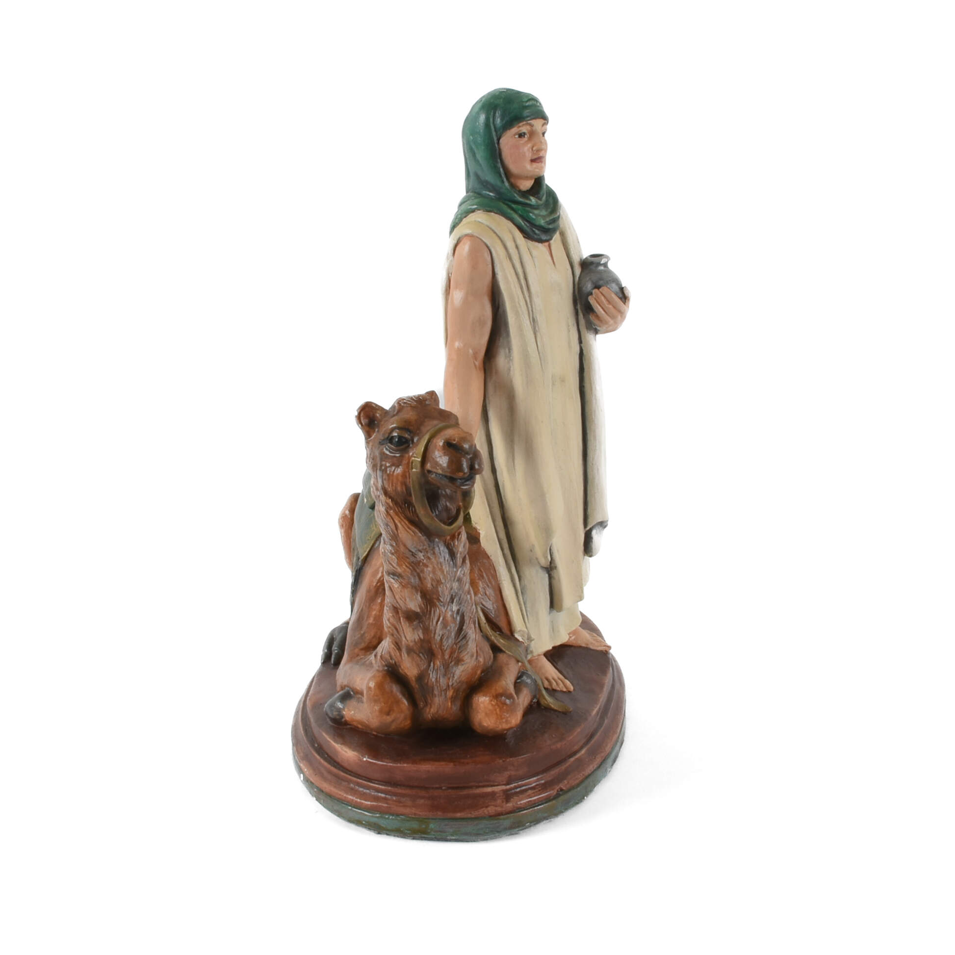 Bianchi G. Ruggeri Painted Nativity Balthasar Magi Figure-5