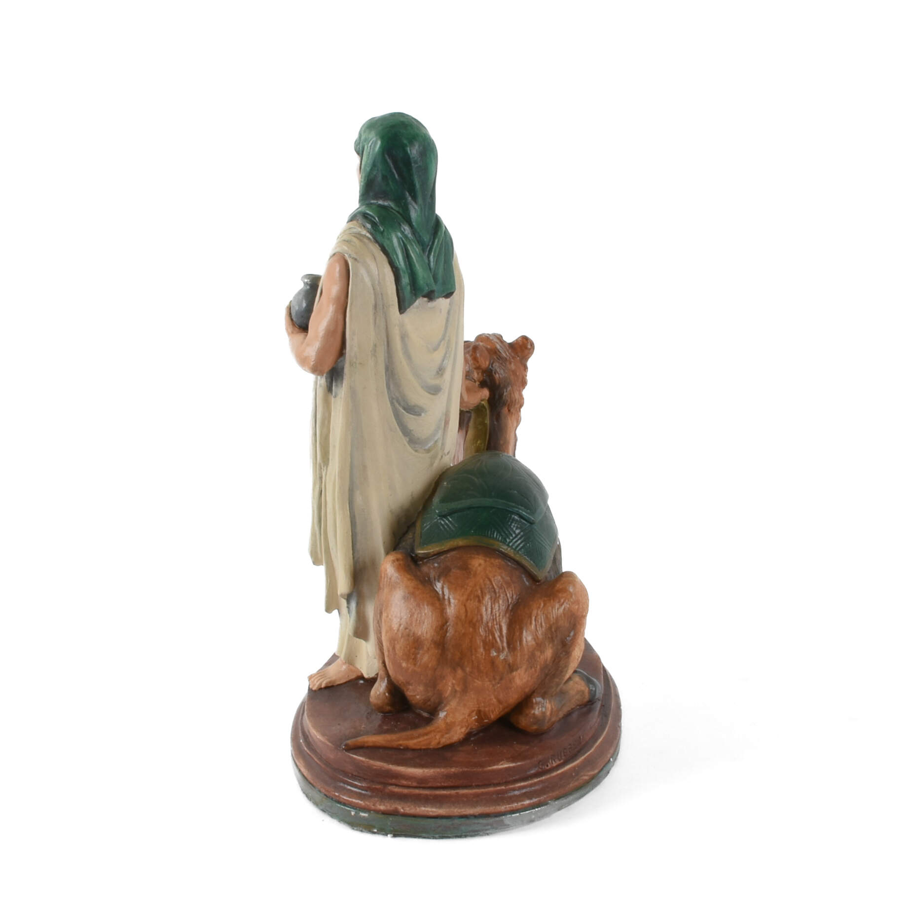 Bianchi G. Ruggeri Painted Nativity Balthasar Magi Figure-3