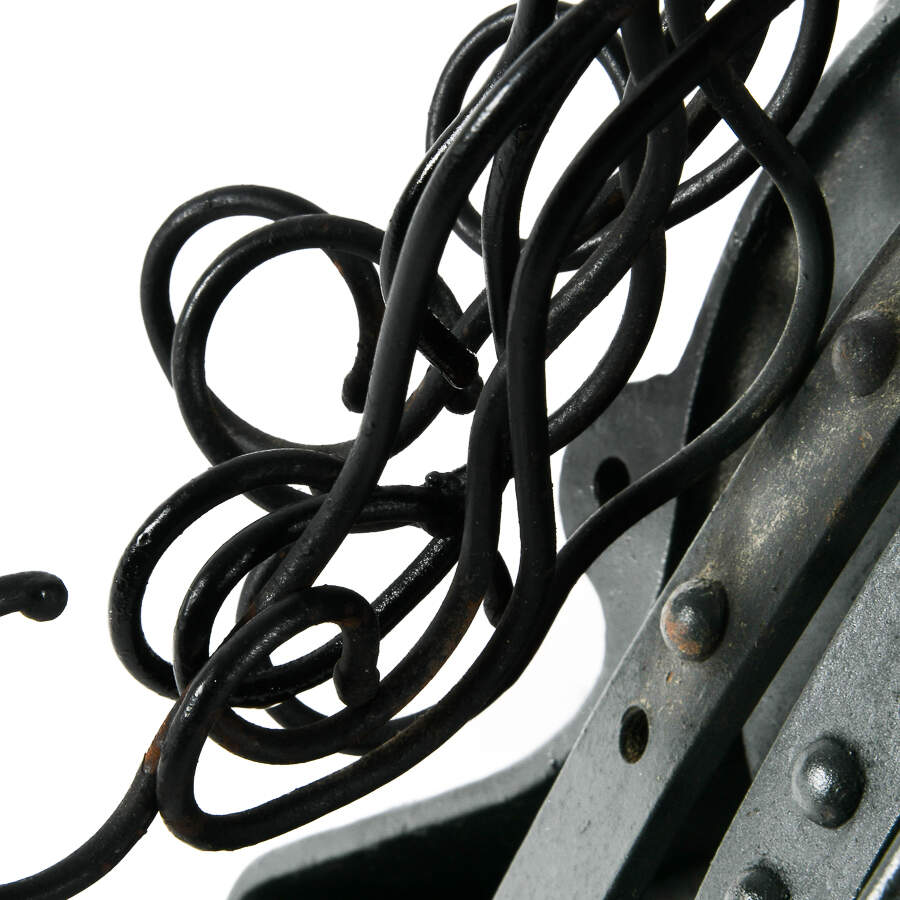 Outsider Reclaimed Metal Saxophone Player Sculpture-10
