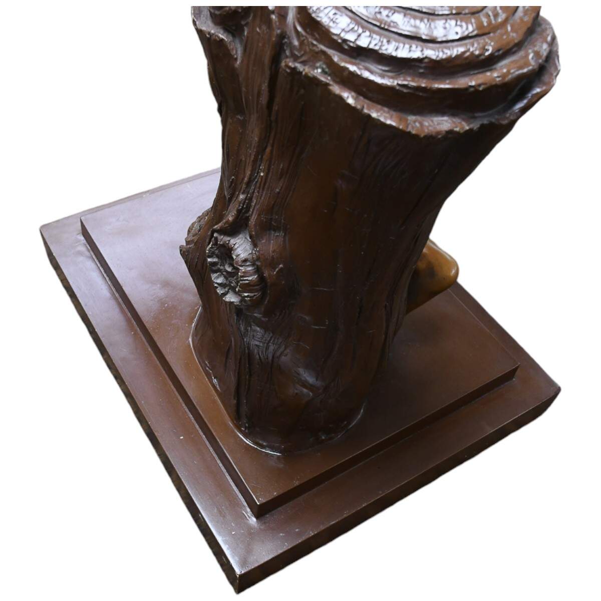 Acrylic and Wood Sculpture After Myron's "The Discobolus"-7