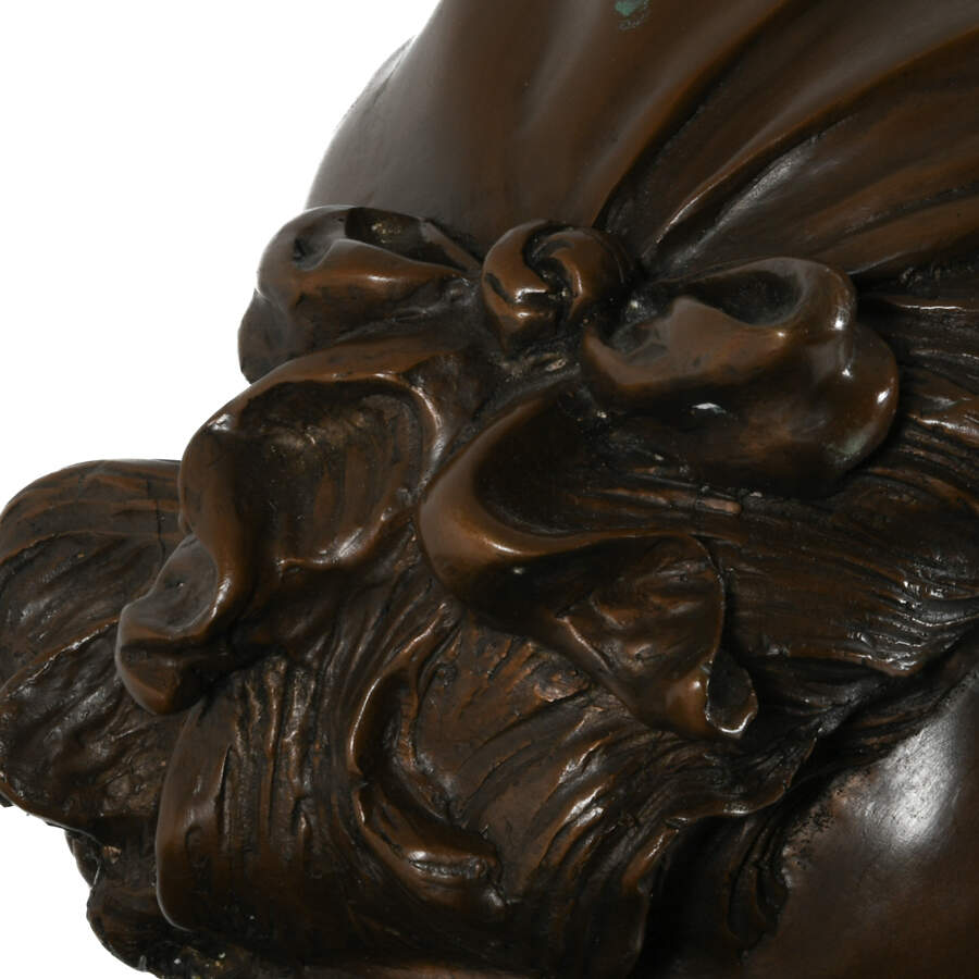 Bronze Sculpture After Corrado Betta Titled "Girl on a Chair"-5