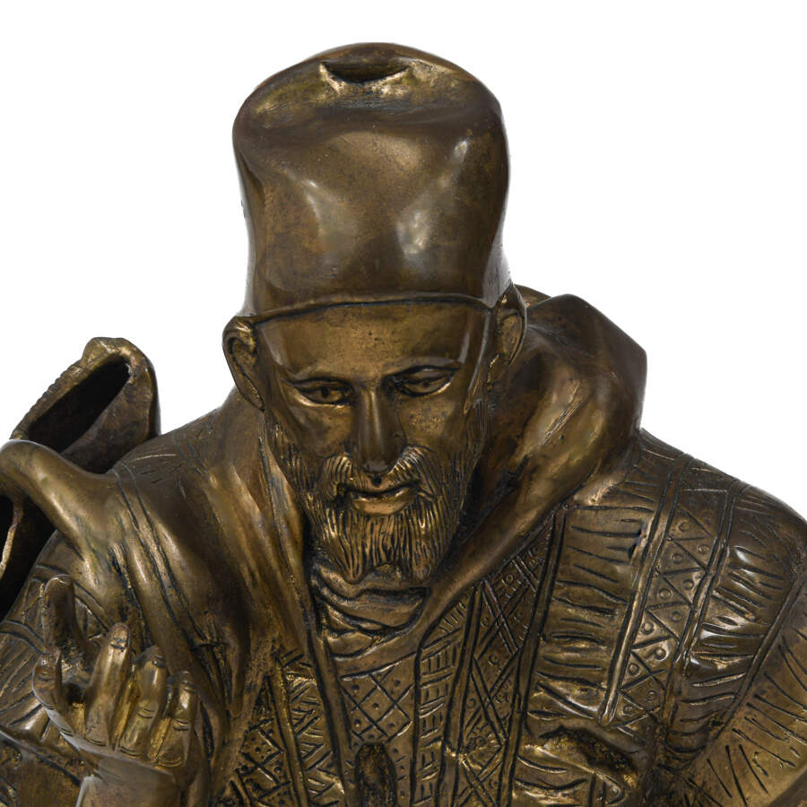 Nomadic Storyteller Brass Sculpture-2