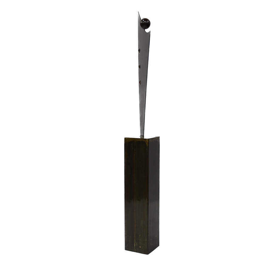 John T. Benedict Life-Size Abstract Steel Metal Sculpture-4