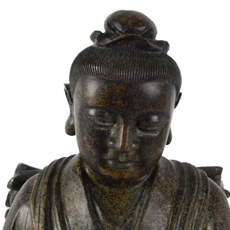 Large Bronze Buddha Sculpture-2