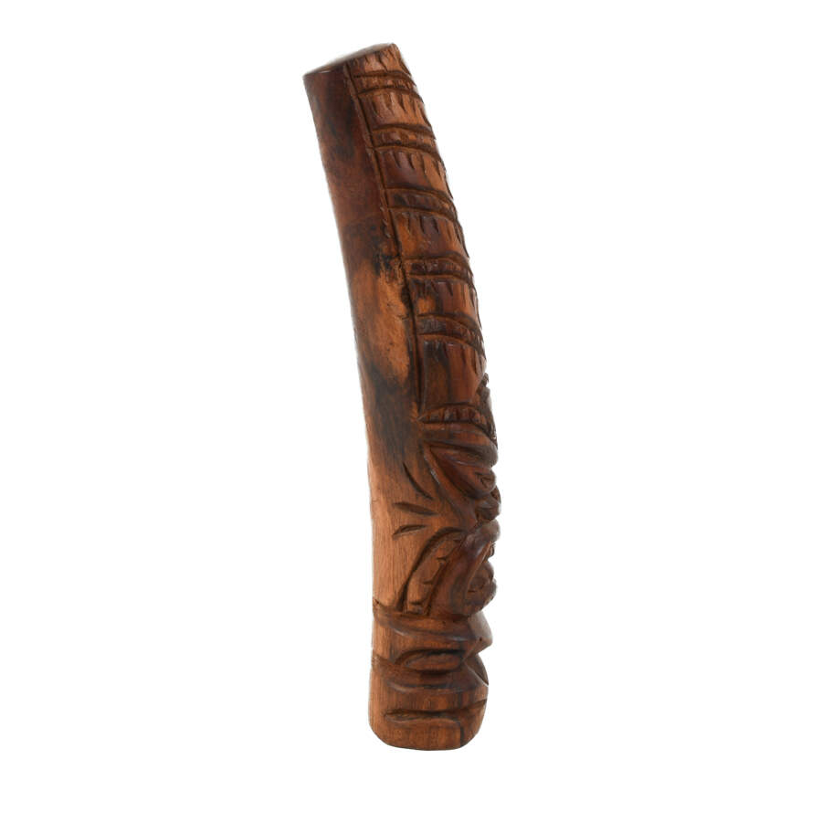 Tongan Carved Wood Totem Statue-6