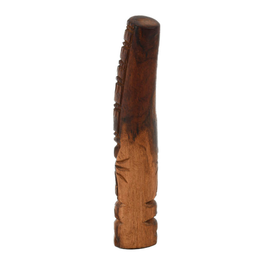 Tongan Carved Wood Totem Statue-5