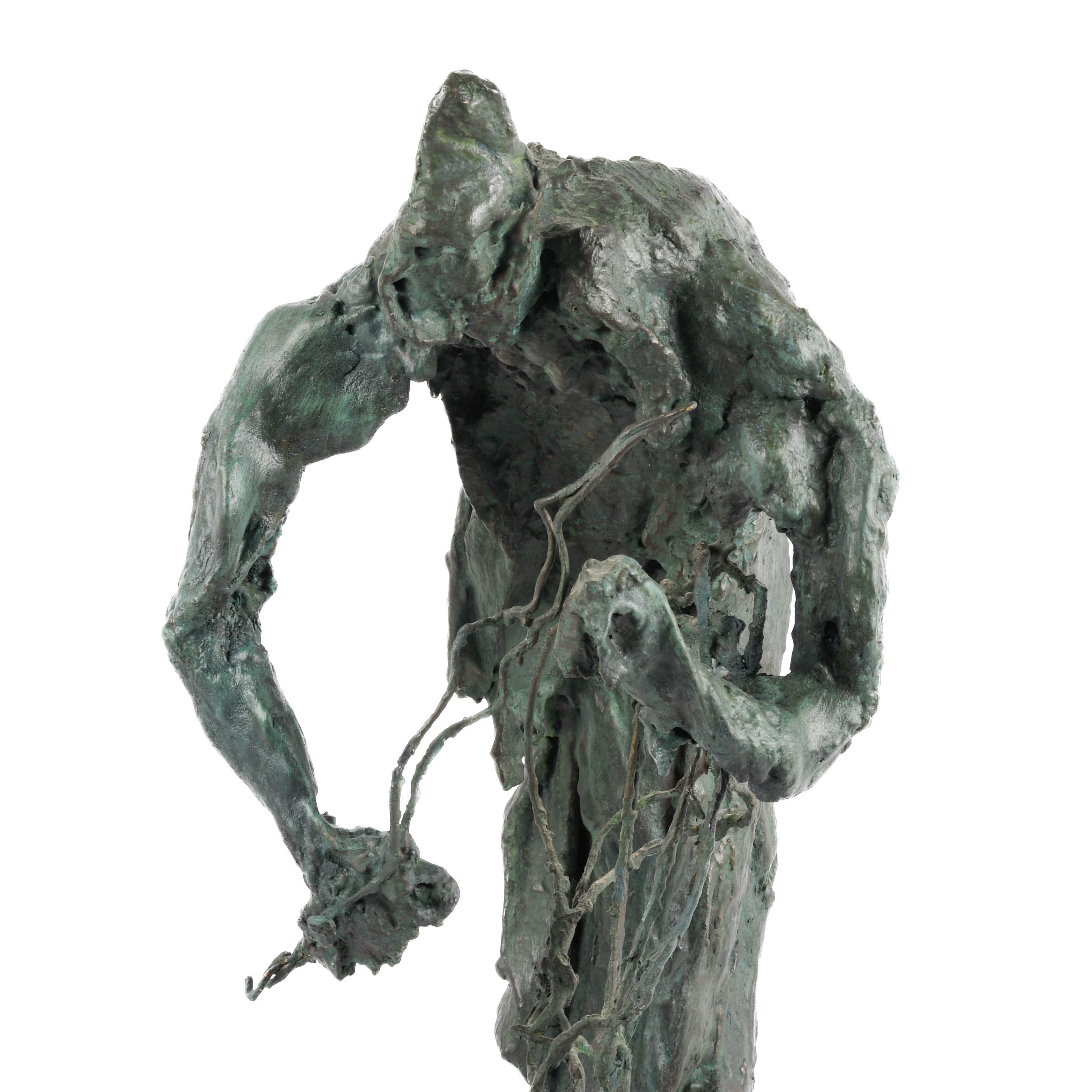 Papier-mâché and Plaster Abstract Figural Statue-2
