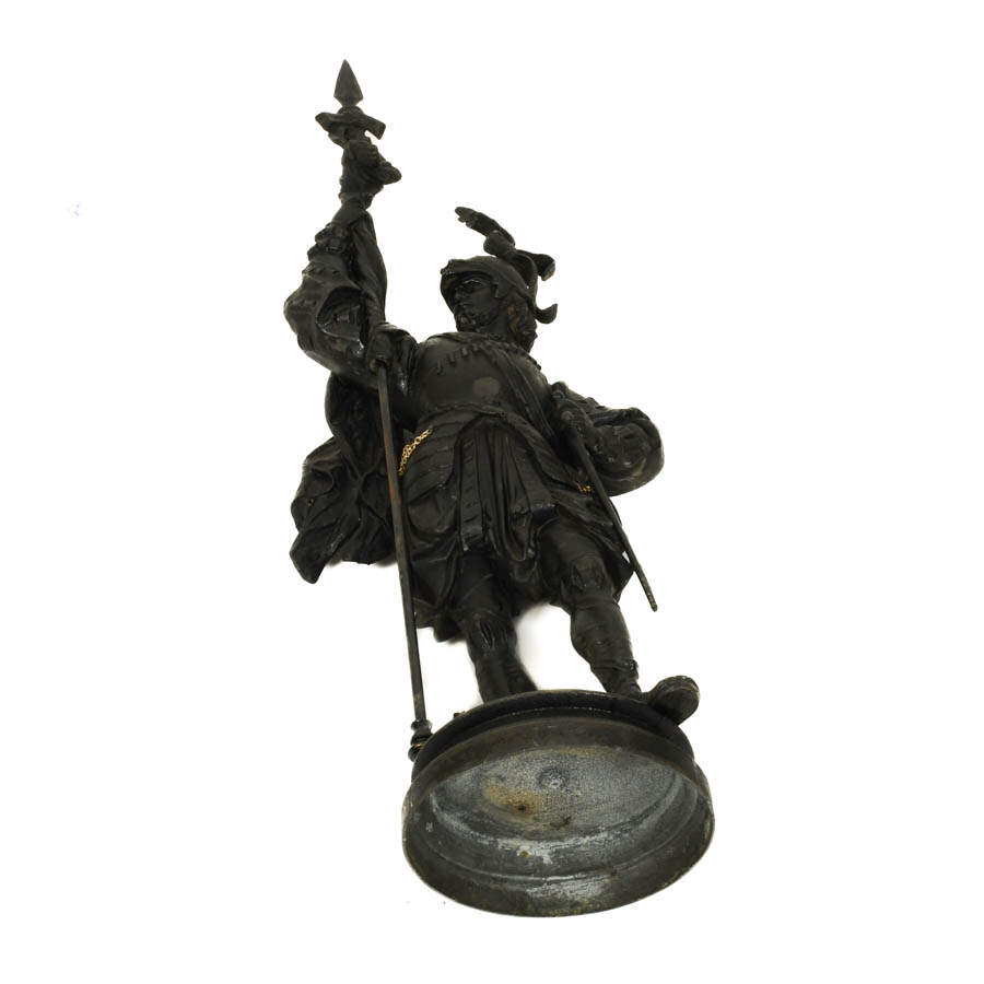 Cast Metal Roman Soldier-8