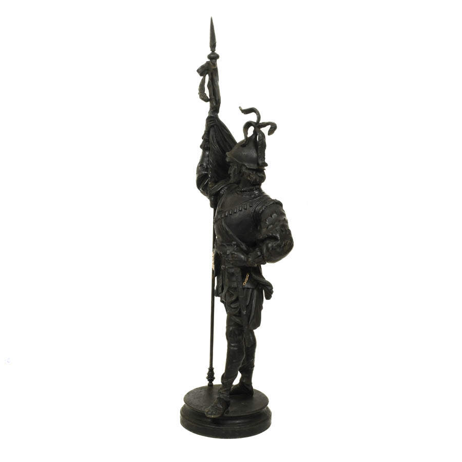 Cast Metal Roman Soldier-6