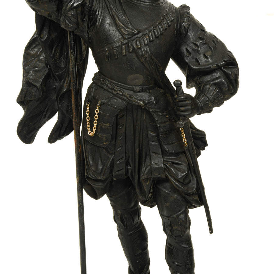 Cast Metal Roman Soldier-4