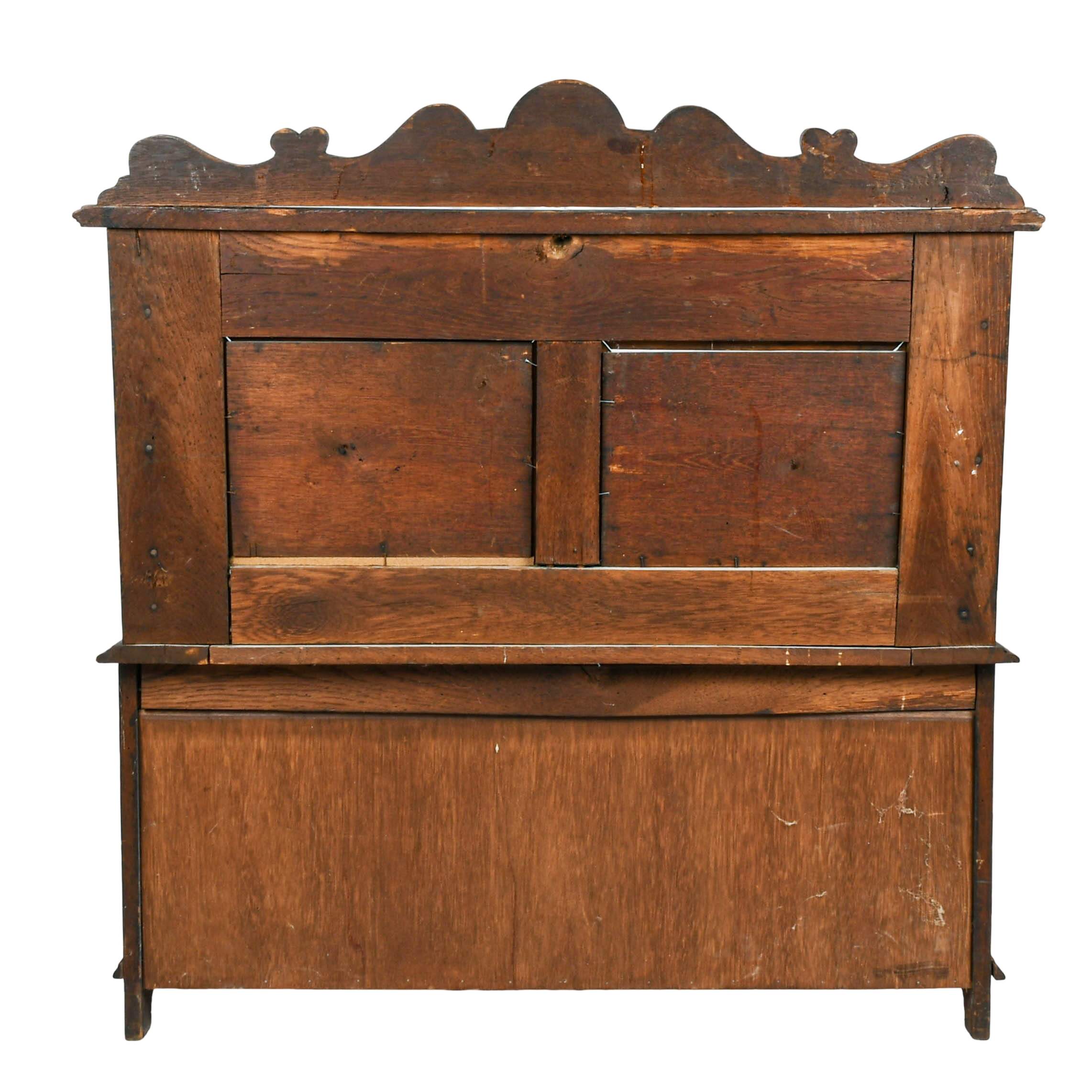 Antique English Settee Storage Bench in the Renaissance Revival-Style-7