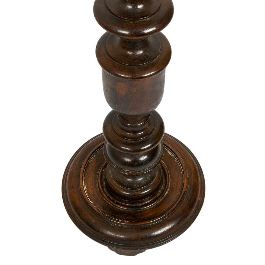 Antique Romanesque Mahogany Stand-8