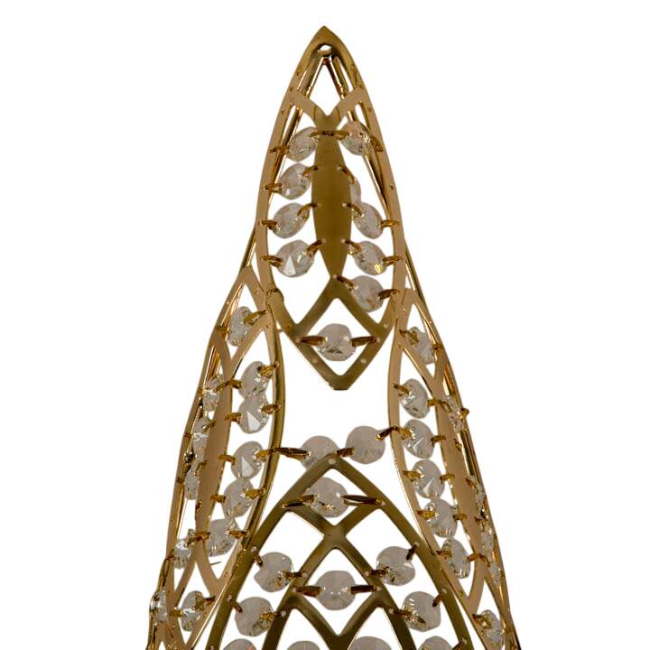 Steel and Crystal Arabesque Wall Lamp from VGnewtrend-2