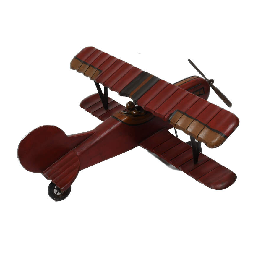 Decorative Accent Fighter Airplane and Pilot Display Model-5